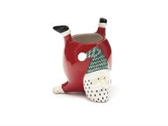 CASPO' CERAMICA BABBO UPSIDE DOWN D20 H20 ROSSO/VERDE