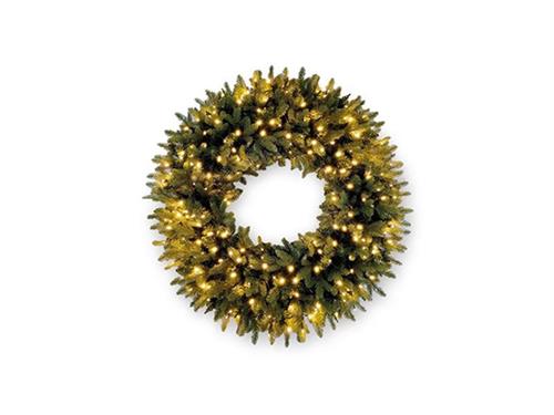 CORONA ABETE D75 (950 TIPS) 250 LED (8 FUNZIONI) VERDE