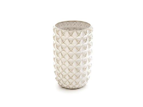 VASO CERAMICA SUEDE D13 H21 BIANCO