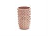 VASO CERAMICA SUEDE D13 H21 ROSA