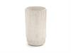 VASO CERAMICA BARS D12 H20 BIANCO
