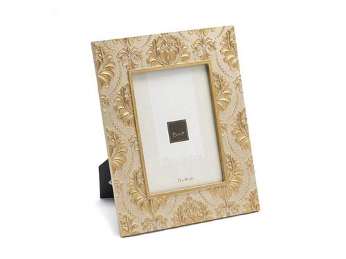 PORTAFOTO DAMASCO CM22X27 ORO