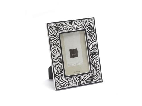 PORTAFOTO LEAVES CM18X23 BIANCO/NERO