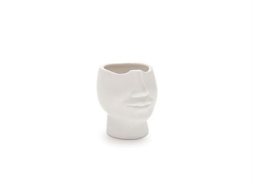 VASO CERAMICA VIS CM15X15 BIANCO