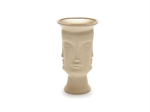 VASO CERAMICA VIS CM17X30 CREMA