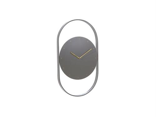 OROLOGIO DA PARETE OVAL CM41X70 GRIGIO