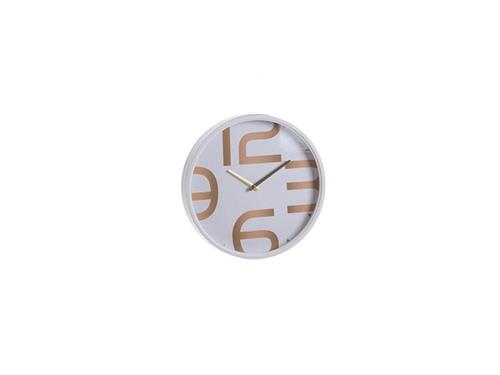 OROLOGIO DA PARETE BIG NUMBERS CM40X40 BIANCO/ORO