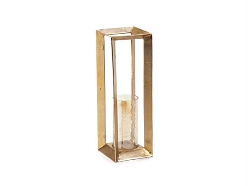 LANTERNA ALLUMINIO URANIA CM21X63 ORO
