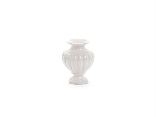 VASO CERAMICA COSTE D23 H30 SMALTO BIANCO