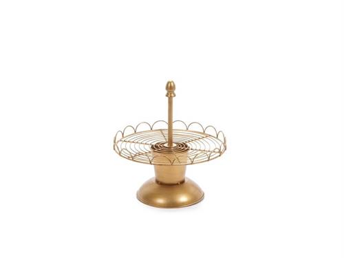 ETAGERE CIRCLE X1 D35 H38 METAL ORO