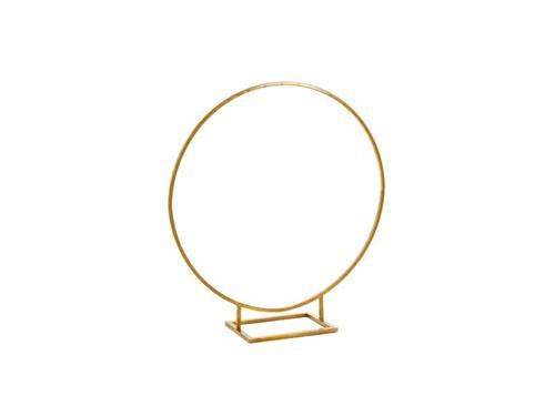 STRUTTURA METALLO CERCHIO C/BASE KD CM120 ORO