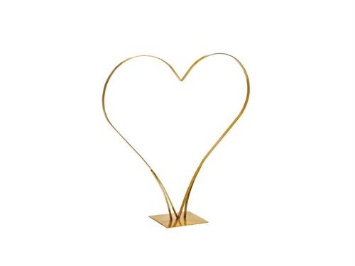 STRUTTURA METALLO CUORE C/BASE KD CM120 ORO