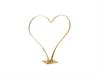 STRUTTURA METALLO CUORE C/BASE KD CM120 ORO