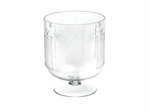 COPPA VETRO MADAME CUTTED D18 H22 TRASPARENTE