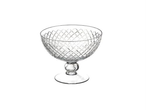 COPPA VETRO MADAME CUTTED D18 H14 TRASPARENTE