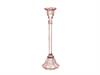 CANDELABRO VETRO JULIE D10 H37  ROSA