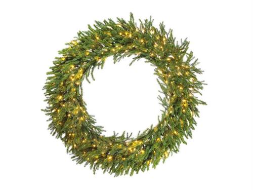 CORONA ABETE KING D155 (1620 TIPS) C/400 LED (8 FUNZIONI +TELECOMAND