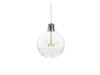 SFERA PENDENTE VETRO C/SCRITTA XMAS LUMINOSA A BATTERIA CM15 LUCE CA