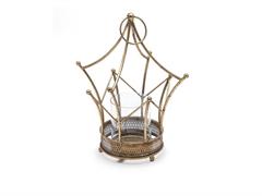 CORONA METAL C/PARAFIAMMA CM29X35 OLD GOLD