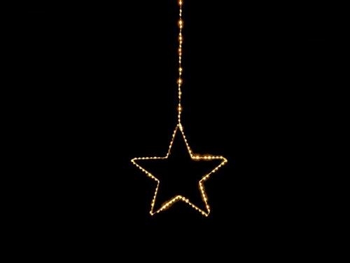 STELLA LUMINOSA L.CALDA CM38 C/148 MLED IP44 (220V) FILO SILVER