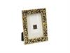 PORTAFOTO RETTANGOLARE FLEURS CM19X25 ORO/NERO