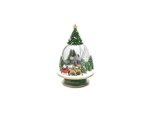 SNOWBALL RESINA C/CARILLON NOEL CM13X22 MULTI