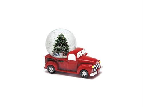SNOWBALL RESINA C/CARILLON CHRISTMAS CAR CM21X17 MULTI