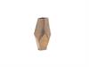 VASO ALLUMINIO MODERN CM23X40 PINK GOLD