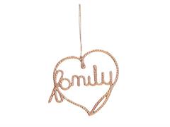 DECORAZIONE ALLUMINIO FAMILY CM15X15 COPPER