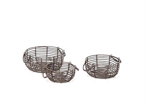 SET 3PZ CESTI ROPE CM35X16-30X14-25X12 CAFFE'