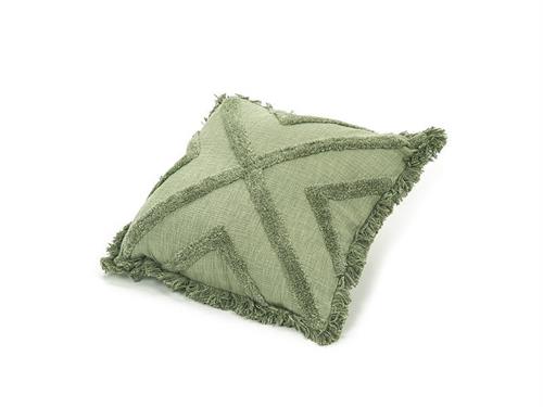CUSCINO COTONE CM50X50 (C/FILLER) VERDE