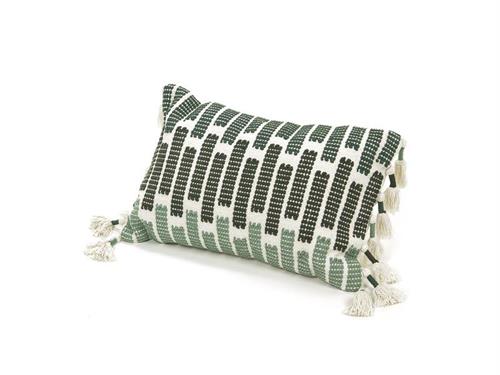 CUSCINO COTONE CM40X60 (C/FILLER) VERDE MIX