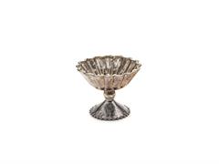 ALZATINA VETRO CM14X11 ANTIQUE COPPER