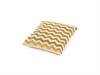 CUSCINO COTONE ZIGZAG CM45X45 (C/FILLER) SENAPE MIX