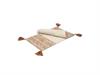 RUNNER COTONE C/NAPPE CM35X180 BEIGE/ARANCIO