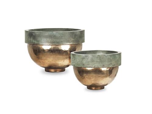 SET 2PZ COPPE MAXI CM65X45-54X40 COPPER/VERDE