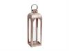 LANTERNA METAL CHURCH CM23X75 ORO ROSA ANTICATO