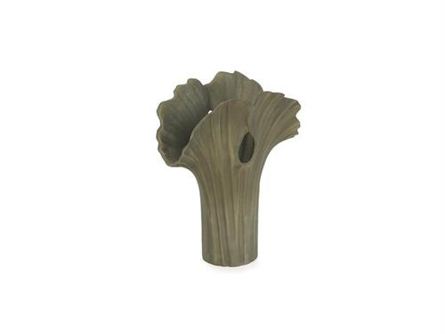 VASO ALLUMINIO GINGKO CM25X14X32 OTTONE OPACO