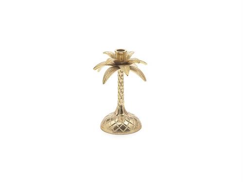 CANDELABRO ALLUMINIO ANANAS CM17X24 ORO