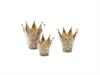SET 3PZ CORONE METAL CM10X7-12X9-15X11 ORO FLOWERS
