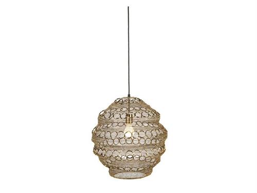 LAMPADARIO METAL OMBRE' CM46X51 ORO ROSA