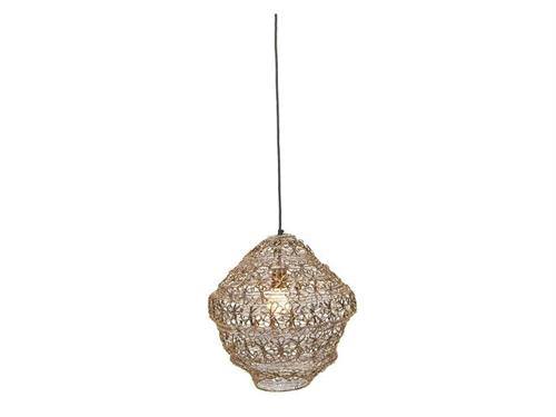 LAMPADARIO METAL OMBRE' CM43X43 ORO ROSA