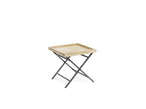 TAVOLINO RICHIUDIBILE LEGNO/METALLO CM60X60X60 NATURAL