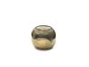 VASO VETRO GLAZE CM25X21 ORO-FUME'