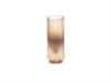 VASO VETRO AMBER CM13X36 BRONZATO