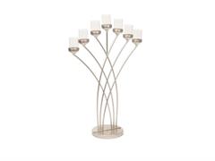 CANDELABRO METAL ELEGANT 7 FUOCHI CM65X90 CHAMPAGNE
