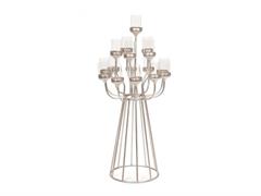 CANDELABRO METAL ROYAL 16 FUOCHI CM45X100 CHAMPAGNE