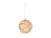 DECORAZIONE SFERA VETRO ROMBUS D10 ROSA