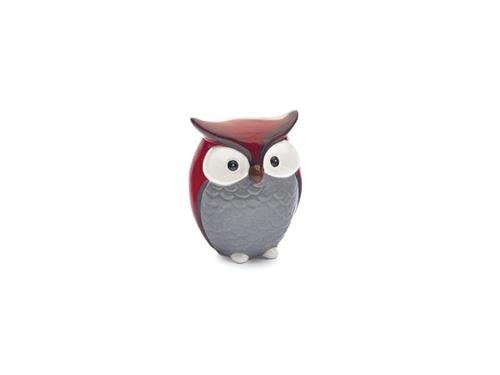 GUFETTO CERAMICA BUBY CM8X10 GRIGIO/ROSSO/BIANCO