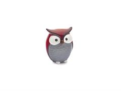 GUFETTO CERAMICA BUBY CM8X10 GRIGIO/ROSSO/BIANCO